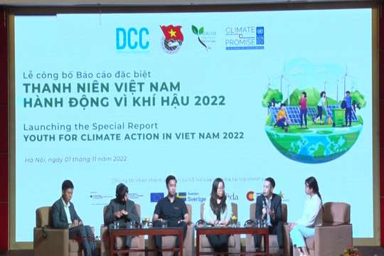 Báo cáo “Thanh niên Việt Nam hành động vì khí hậu năm 2022"