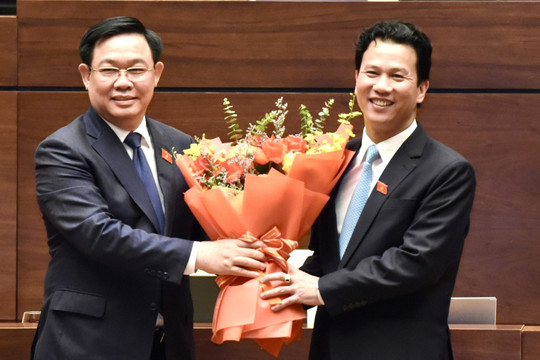 Quốc hội phê chuẩn bổ nhiệm Bí thư Tỉnh ủy Hà Giang Đặng Quốc Khánh giữ chức Bộ trưởng Bộ TN&MT