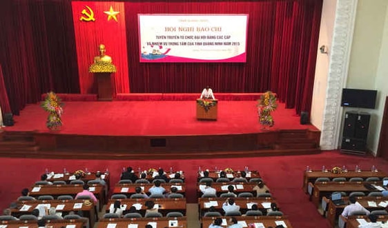 Hội nghị báo chí tuyên truyền tổ chức Đại hội đảng các cấp