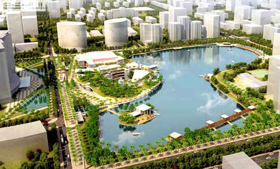 Công viên, hồ điều hòa Mai Dịch và Nhân Chính sẽ được xây dựng trong năm 2015