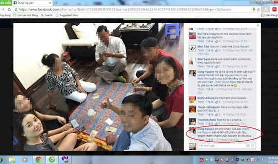 Xôn xao vụ nữ Kiểm sát viên đánh bài ăn tiền còn chụp hình đăng Facebook