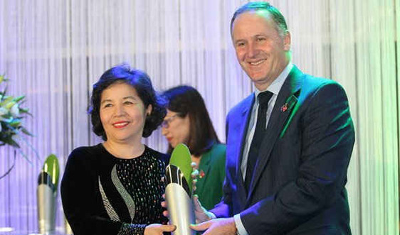 Trao giải thưởng New Zealand ASEAN cho bà Mai Kiều Liên