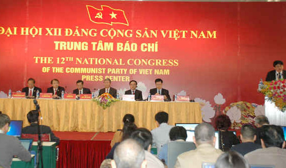 Khai trương Trung tâm Báo chí Đại hội XII Đảng Cộng sản Việt Nam