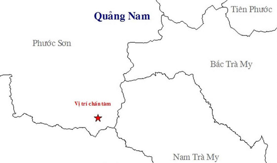Lại động đất kèm tiếng nổ ở huyện miền núi cao Quảng Nam