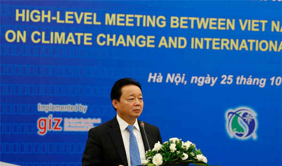 Bộ trưởng Trần Hồng Hà: Việt Nam luôn cần sự đồng hành của cộng đồng quốc tế để ứng phó với BĐKH