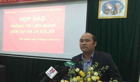 Dự án 280 triệu USD 'lách' ĐTM: Chủ tịch tỉnh Bắc Giang nhận trách nhiệm
