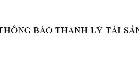 Liên đoàn Quy hoạch và Điều tra Tài nguyên nước miền Nam thanh lý tài sản