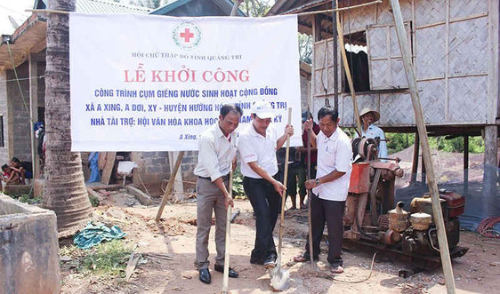 Quảng Trị: Xây dựng 9 giếng nước sinh hoạt cộng đồng