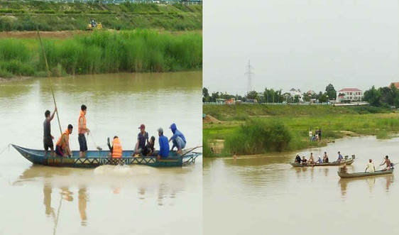 Lật thuyền đánh cá ở sông Đắk Bla: Hai cha con thương vong