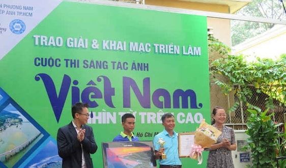 Bức ảnh "Mũi Cà Mau" đoạt giải nhất cuộc thi ảnh "Việt Nam nhìn từ trên cao"
