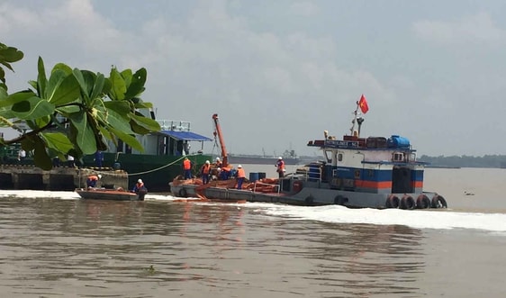 Tổng kho xăng  dầu Nhà Bè diễn tập ứng cứu sự cố dầu tràn