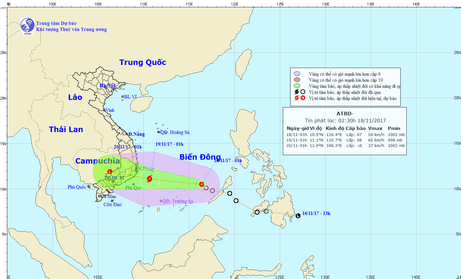 Bà Rịa – Vũng Tàu: Chủ động ứng phó với áp thấp nhiệt đới mạnh lên thành bão số 14