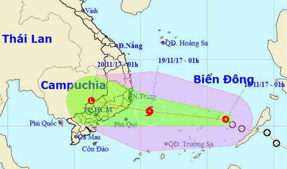 TP.HCM:  Đối phó bão số 14, cấm tàu thuyền ra khơi từ  01 giờ ngày 19/11