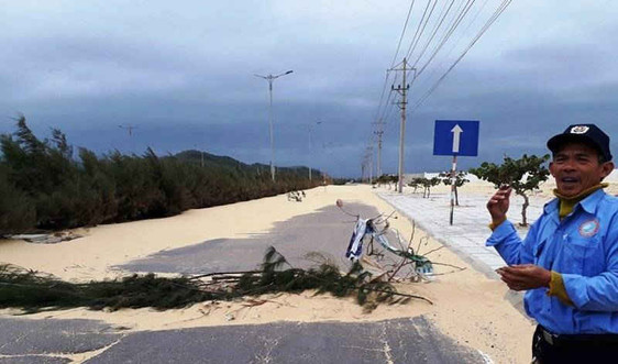 Bình Định: Cần sớm khắc phục nạn cát lấp đường tại Khu kinh tế Nhơn Hội