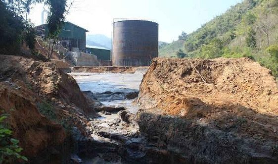 Điện Biên: Vỡ bể chứa nước thải nhà máy chế biến sắn
