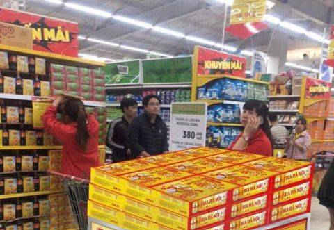 Bia Hà Nội đảm bảo hàng hóa tết Mậu Tuất 2018