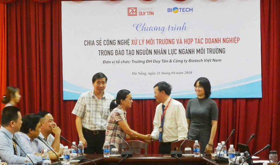 Đà Nẵng: Hợp tác doanh nghiệp đào tạo nguồn nhân lực ngành môi trường