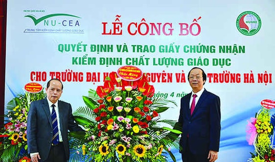 Trường Đại học TN&MT Hà Nội: Đạt chuẩn Kiểm định chất lượng giáo dục và có thêm Phân hiệu của Trường tại tỉnh Thanh Hóa