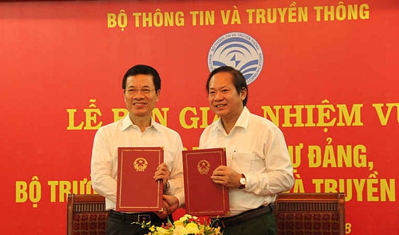 Bàn giao nhiệm vụ Bí thư Ban cán sự Đảng, Bộ trưởng Bộ Thông tin và Truyền thông