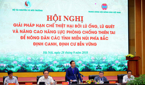 Bộ TN&MT, Hội Nông dân Việt Nam tìm giải pháp hạn chế thiệt hại bởi thiên tai lũ ống, lũ quét cho nông dân các tỉnh miền núi phía Bắc