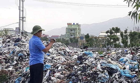 Nghệ An: Không có bãi rác thải tập trung, Thị xã Hoàng Mai “ngập” trong rác