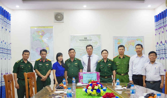 Đoàn công tác tỉnh thăm, chúc mừng BĐBP Bà Rịa – Vũng Tàu nhân kỷ niệm 74 năm ngày thành lập Quân đội nhân dân Việt Nam