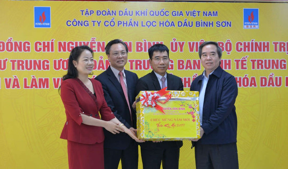 Trưởng Ban Kinh tế Trung ương Nguyễn Văn Bình làm việc tại BSR