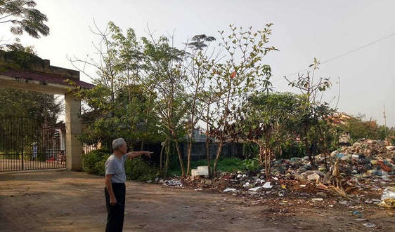 Diễn Châu (Nghệ An): Ô nhiễm nghiêm trọng từ bãi rác thị trấn