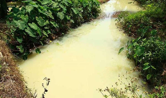 Đà Nẵng: Lấy mẫu nước xả thải KCN Hòa Cầm phân tích thông số môi trường