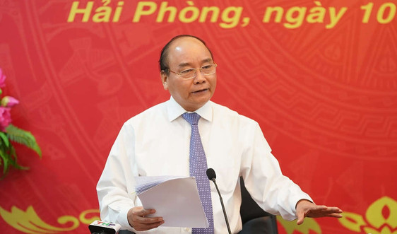 Thủ tướng Nguyễn Xuân Phúc kỳ vọng Hải Phòng phát triển trở thành trung tâm khu vực phía Bắc