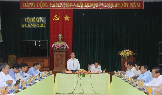 Trưởng Ban Kinh tế Trung ương Nguyễn Văn Bình làm việc với tỉnh Quảng Trị