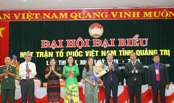 Bà Lê Thị Lan Hương được hiệp thương cử là Chủ tịch Ủy ban MTTQ Việt Nam tỉnh Quảng Trị