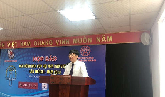 Giải bóng bàn Cúp Hội Nhà báo Việt Nam lần thứ XIII năm 2019: Nói "không" với rác thải nhựa khi thi đấu