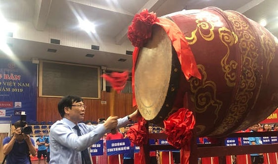 Khai mạc Giải Bóng bàn Cúp Hội Nhà báo Việt Nam lần thứ XIII – năm 2019