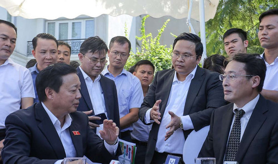 Bộ trưởng Trần Hồng Hà thị sát dự án xử lý nước sạch theo công nghệ Nhật Bản