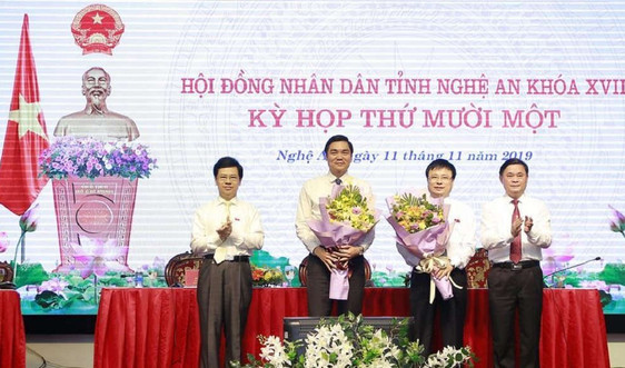 Bầu 2 tân phó chủ tịch UBND tỉnh Nghệ An 