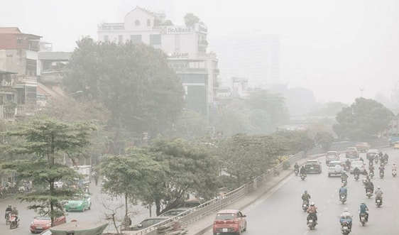 Sáng 12/11 ô nhiễm không khí Hà Nội lên đến mức nguy hại