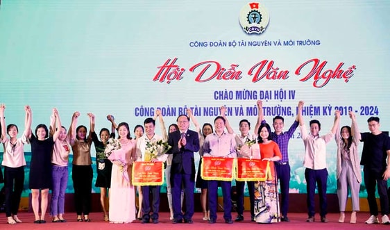 Công đoàn Cục Quản lý tài nguyên nước tham dự Hội diễn Văn nghệ chào mừng Đại hội Công đoàn Bộ TN&MT