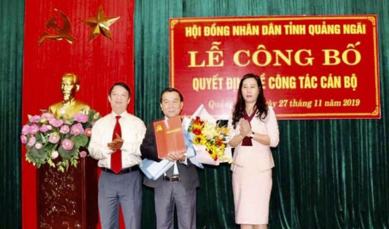 Ông Nguyễn Tấn Đức giữ chức Phó Chủ tịch HĐND tỉnh Quảng Ngãi