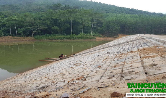 Cẩm Thủy (Thanh Hóa): Dự án hồ Khỉn tiền tỷ chưa bàn giao đã hư hỏng