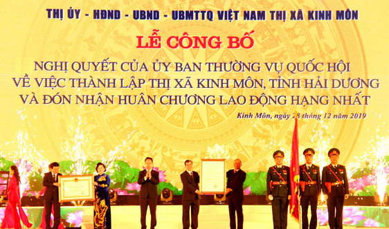Hải Dương: Công bố thành lập Thị xã Kinh Môn