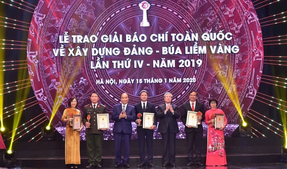 Giải Búa liềm vàng lần thứ IV - năm 2019 vinh danh 57 tác phẩm xuất sắc