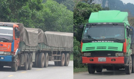 Miền Trung: Cần siết chặt quản lý tải trọng xe tải BKS Lào