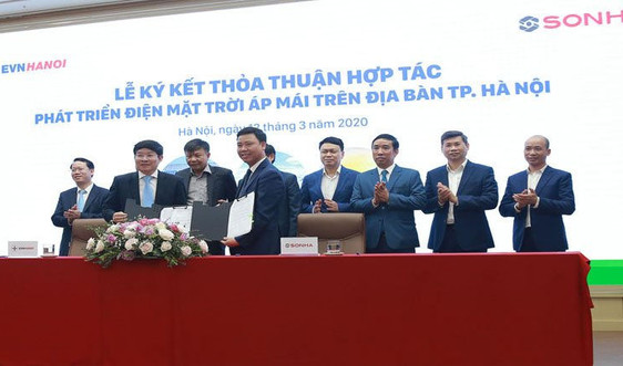 Sơn Hà hợp tác cùng EVN Hà Nội phát triển điện mặt trời áp mái