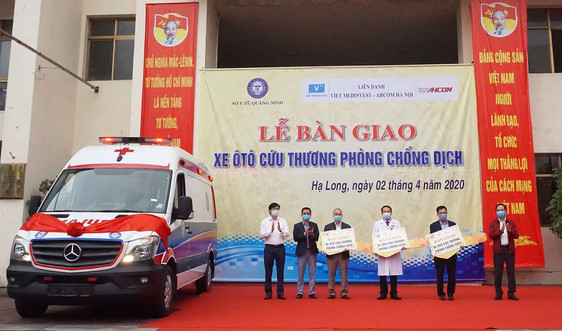  Quảng Ninh trang bị 3 xe cứu thương, phòng dịch tiêu chuẩn quốc tế cho ngành Y tế
