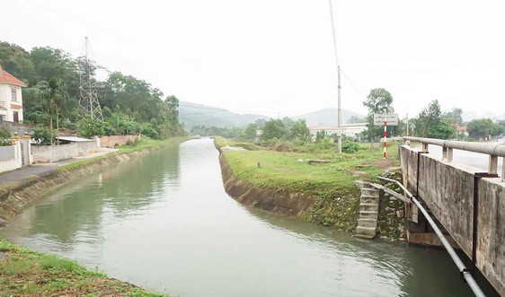 Quảng Ninh: Sự cố sụt lún kênh chính Yên Lập đã được khắc phục