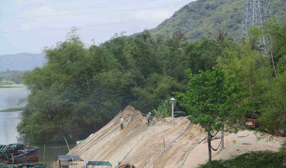 Phú Yên: Chưa có chứng cứ việc doanh nghiệp khai thác cát vào ban đêm trên Sông Cái