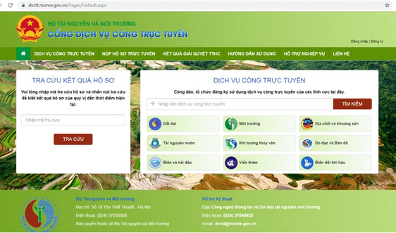 Kế hoạch quản lý, chia sẻ sử dụng dữ liệu ngành tài nguyên và môi trường