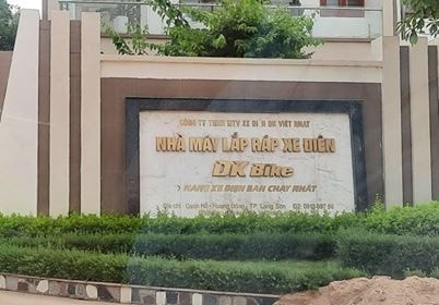 Chủ tịch UBND tỉnh Lạng Sơn chỉ đạo kiểm tra, xử lý vụ Nhà máy xe điện DK Việt Nhật xây “chui”