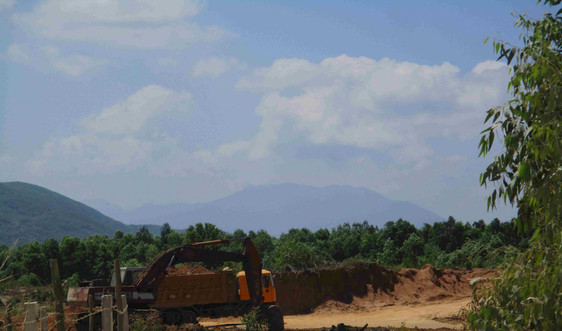 Bình Định: Kỷ luật Chủ tịch và cán bộ địa chính xã vì cho doanh nghiệp khai thác đất trái phép 